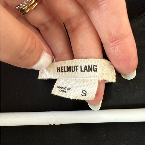 Helmut Lang black bomber jacket size small - Picture 2 of 6